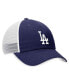 Фото #4 товара Men's Royal, White Los Angeles Dodgers Heritage86 Lightweight Unstructured Adjustable Trucker Hat
