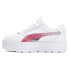 Фото #5 товара Puma Karmen Rebelle Vivid Dream Lace Up Womens White Sneakers Casual Shoes 3930