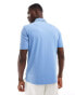 PS Paul Smith knitted button down polo shirt in blue