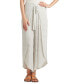 Фото #1 товара Juniors' Sarong-Style Mid-Rise Tie-Front Pants