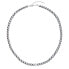 Фото #1 товара Gray bead necklace with Preciosa crystals 32065.3