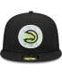 Men's Black Atlanta Hawks Color Pack 59FIFTY Fitted Hat