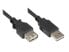 Фото #1 товара Good Connections 2511-EU005 - 0.5 m - USB A - USB A - USB 2.0 - Male/Male - Black