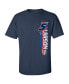 ფოტო #3 პროდუქტის Men's Navy Kyle Larson Hendrickcars.Com Stars and Stripes T-shirt