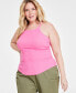 Trendy Plus Size Scoop-Neck Camisole, Created for Macy's