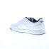 Reebok Court Advance Mens White Leather Lifestyle Sneakers Shoes