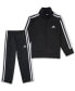 Baby Boys Three Stripe Track Suit, 2 Piece Set