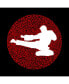 ფოტო #2 პროდუქტის Men's Raglan Word Art T-shirt - Types of Martial Arts