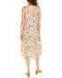 Фото #2 товара Платье Celina Moon средней длины без рукавов с плечиками на завязке для женщин, оранжевое
