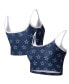 Фото #1 товара Women's Navy Dallas Cowboys Gauge Lounge Bralette