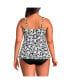 Фото #1 товара Plus Size G-Cup Flutter Tankini Top