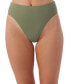 Фото #1 товара Juniors' Saltwater Solids Max High-Waisted Bottoms