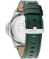 Фото #2 товара Часы Tommy Hilfiger Green Leather Strap Watch