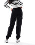 New Look cuffed cargo trouser in black