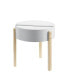 Фото #2 товара Bodfish End Table, White & Natural