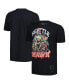 Фото #2 товара Men's Shawn Kemp Black Seattle SuperSonics Hardwood Classics Bling Concert Player T-shirt