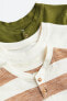 Фото #2 товара 3-pack Henley Shirts