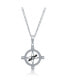 Фото #1 товара Stainless Steel Compass Necklace