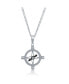 ფოტო #1 პროდუქტის Stainless Steel Compass Necklace