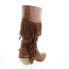 Фото #8 товара Rawhide 5921 Womens Brown Leather Slip On Cowboy Western Boots