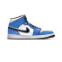 Фото #2 товара Кроссовки женские Nike Air Jordan 1 Mid Signal Blue (Синий, Черно-белый)