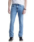 ფოტო #1 პროდუქტის Men's Ash Slim-Fit Light Blue Jeans in Sanded Wash