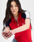 ფოტო #3 პროდუქტის Women's Colorblocked Polo Shirt