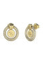 Фото #1 товара Decent Knot You Gold Plated Earrings JUBE04060JWYGT/U