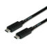 Фото #3 товара ROTRONIC-SECOMP 11.02.9055 - 2 m - USB C - USB C - USB 3.2 Gen 2 (3.1 Gen 2) - 10 Mbit/s - Black