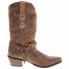 Фото #1 товара Durango Crush Heartbreaker Pointed Toe Cowboy Womens Brown Casual Boots RD4155
