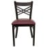 Фото #2 товара Hercules Series Black ''X'' Restaurant Chair