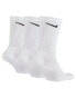 Nike Training Everyday Cushioned 3 pack crew socks in white