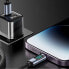 Фото #3 товара Kabel do iPhone z wyświetlaczem LED Lightning - USB-C 2.4A 1.2m czarny