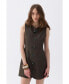 Фото #2 товара Women's Seashell Accessorized Mini Dress