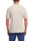 Men's Short Sleeve Sueded Microstripe Henley Shirt