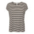 Фото #3 товара VERO MODA Ava Plain Stripe short sleeve T-shirt