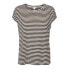 Фото #4 товара VERO MODA Ava Plain Stripe short sleeve T-shirt