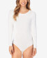 ფოტო #1 პროდუქტის Softwear with Stretch Long Sleeve Bodysuit, Created for Macy's