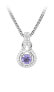 Фото #1 товара Luxury silver pendant with amethyst PG000113