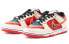 【定制球鞋】 NBA x Nike Dunk Low EMB "Chicago" 波普艺术 热成像 渐变 低帮 板鞋 男款 红米黄 / Кроссовки Nike Dunk Low DD3363-100