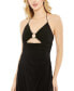 Women's Ieena Jersey Halter Strap Ring Cut Out Draped Gown
