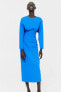 Фото #8 товара Платье средней длины ZARA Crepe