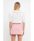 ფოტო #5 პროდუქტის Women's U-neckline Puff Sleeve Top