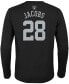 Big Boys Josh Jacobs Black Las Vegas Raiders Mainliner Player Name and Number Long Sleeve T-shirt