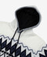 Men's Color Blocked Pattern Hooded Sweater