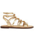 Фото #2 товара Tianna Embellished Strappy Gladiator Flat Sandals