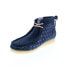 Фото #8 товара Clarks Wallabee Boot 26169152 Mens Blue Suede Lace Up Chukkas Boots