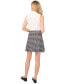 Women's Gingham A-Line Mini Skirt