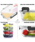 Snap Lock Glass Food Container with Lids 5 Pc.