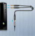 Фото #3 товара Преобразованное название товара: Разветвитель аудио AUX 3.5 мм mini jack на микрофон и наушники UGreen черный